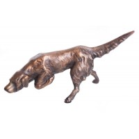 Gundog Pointing Solid Hot Cast Bronze Sculpture Graham Watts 5060142480073  381189959391